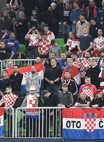 Susret Hrvatske i &Scaron;panjolske u polufinalu Europskog prvenstva u futsalu