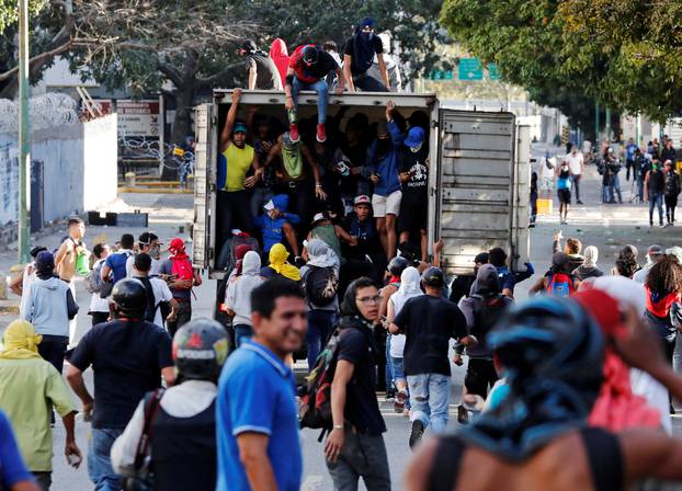 Opposition supporters hold rallies against Venezuelan President Nicolas Maduro