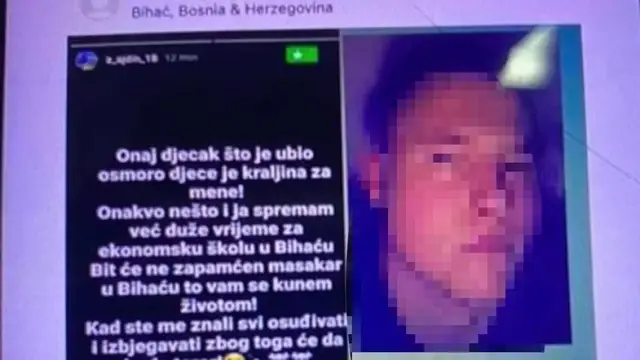 Mladić iz BiH prijeti pokoljem kao u Beogradu: 'Kunem vam se, bit će nezapamćeni masakr'