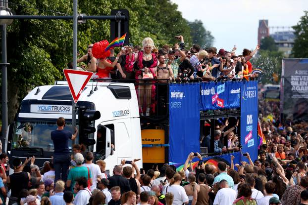 Christopher Street Day (CSD) LGBTQ+ Pride march, in Berlin