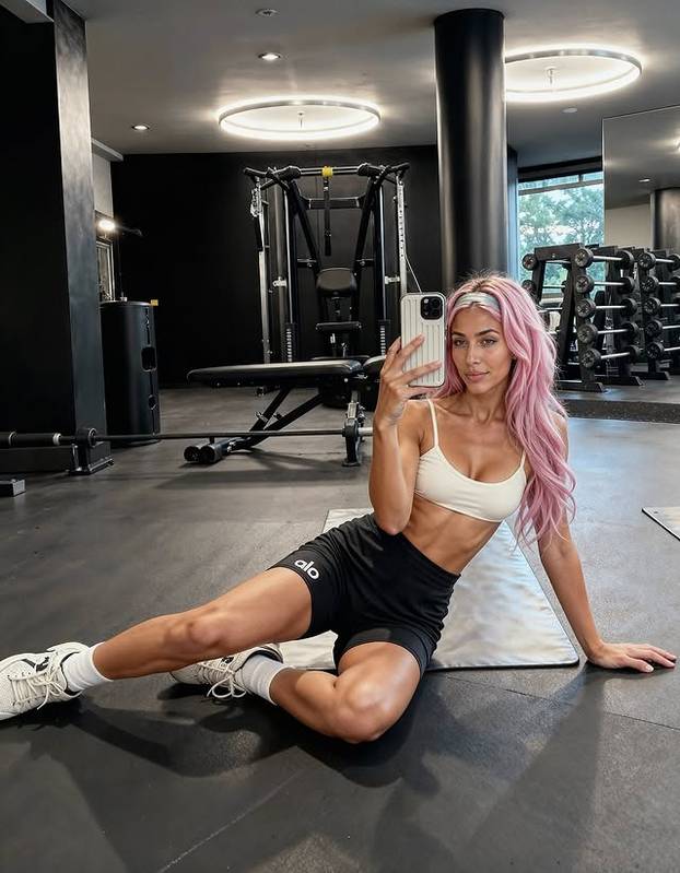 FOTO Fitness influencerica ružičaste kose živi savršen život - ali ona nije ono što mislite...