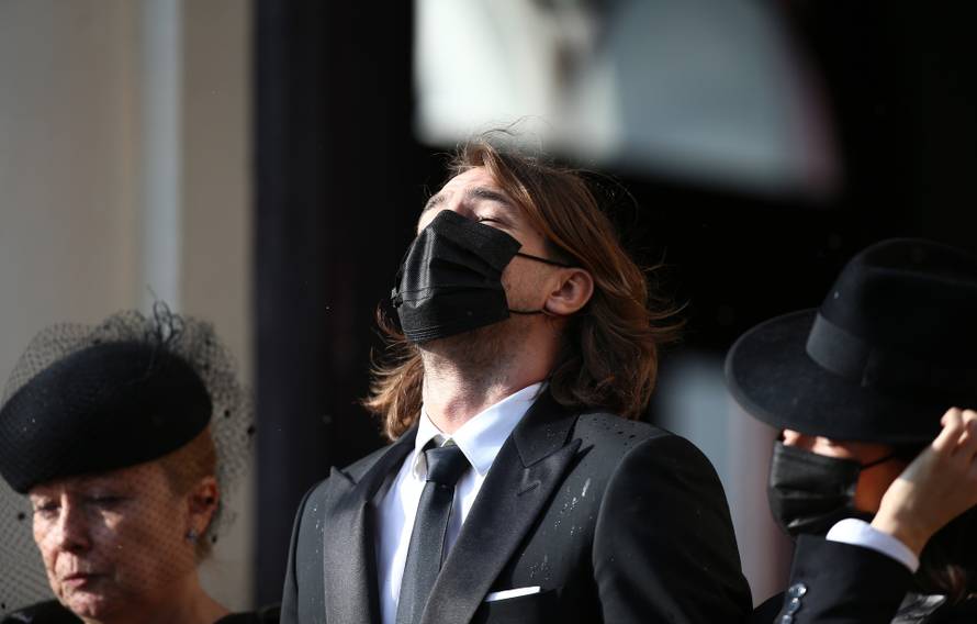 Sprovod velikana hrvatskog nogometa Zlatka Kranjčara na zagrebačkom groblju Mirogoj