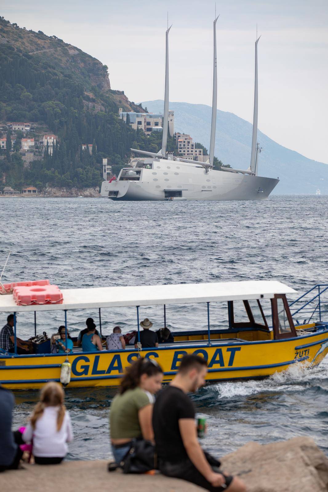 Dubrovnik: Superluksuzna jahta A usidrena kraj Lokruma