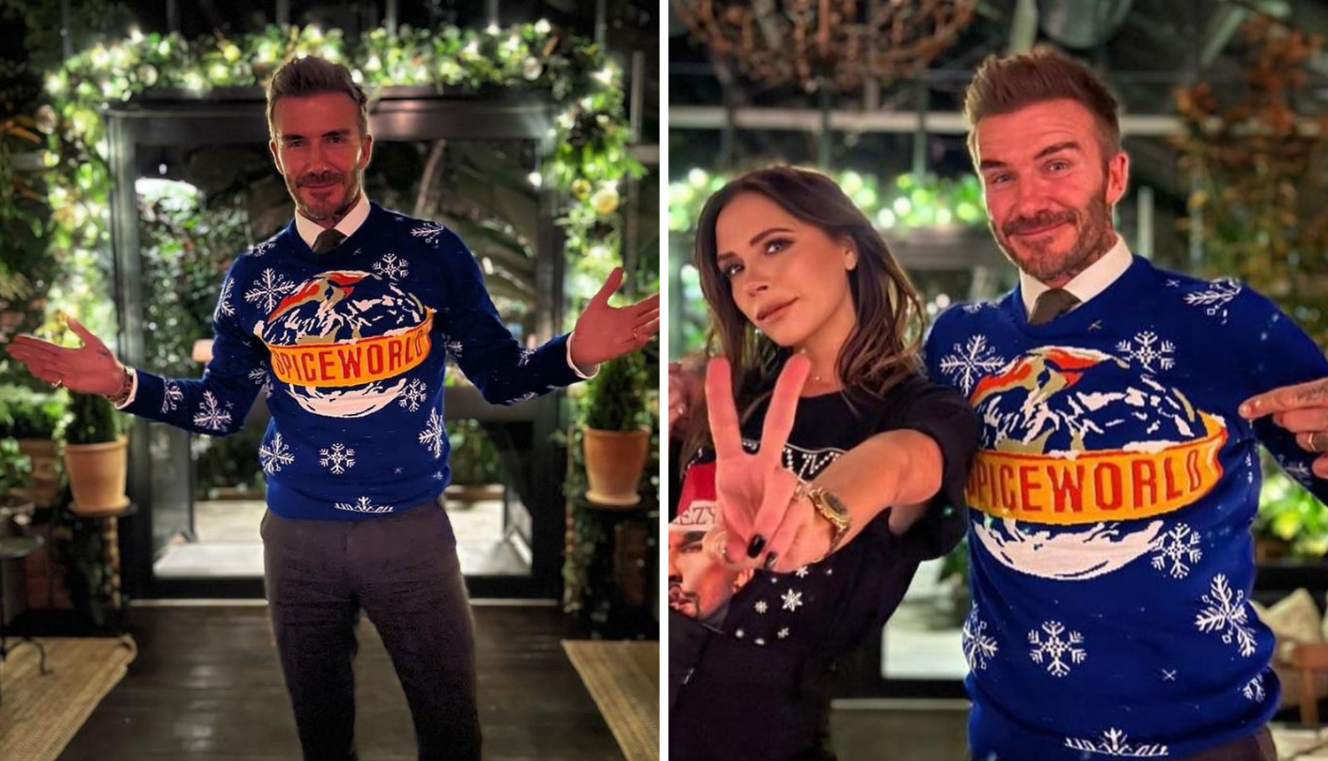 Beckhamovi nasmijali pratitelje novom objavom, Victoria: 'E to ja zovem božićnim džemperom'