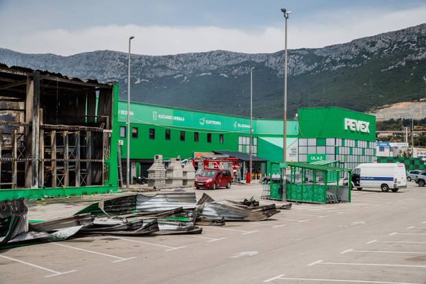 Kaštel Sućurac: Posljedice požara u skladištu Pevexa
