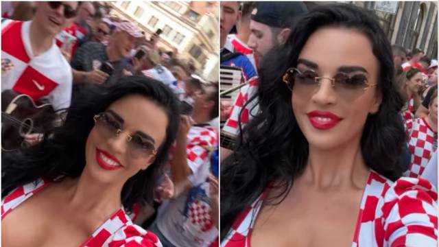 VIDEO Knoll spremna za tekmu! Zapjevala  i plesala s navijačima u Leipzigu: 'Idemo, Hrvatska!'
