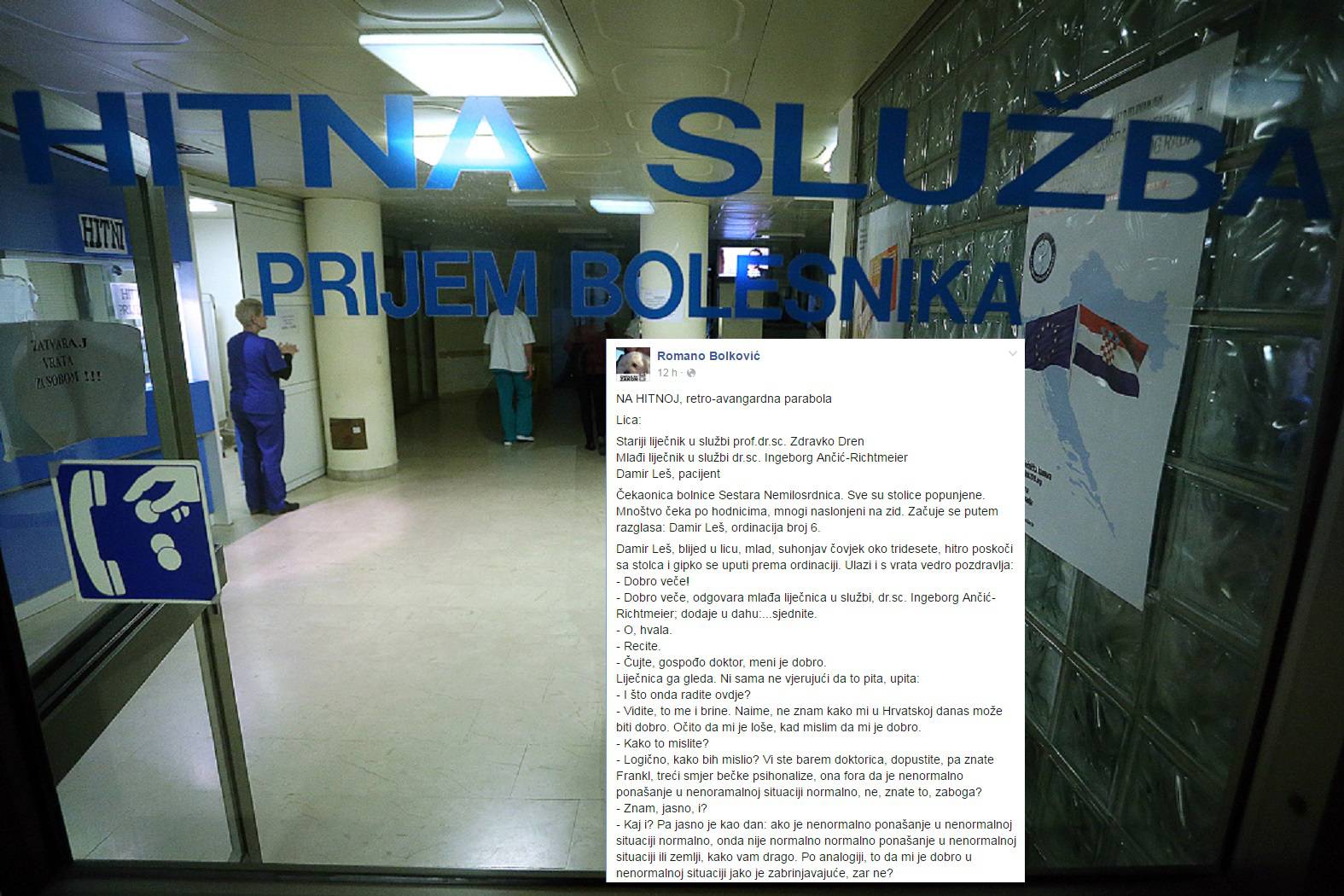 Na Hitnoj: 'Očito da mi je loše, kada mislim da mi je dobro...'