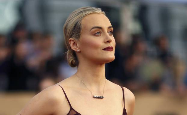 Actress Taylor Schilling arrives at the 23rd Screen Actors Guild Awards in Los Angeles