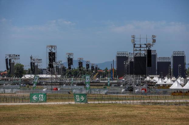 Zagreb: Radovi na hipodromu uoči koncerta Marka Perkovića Thompsona