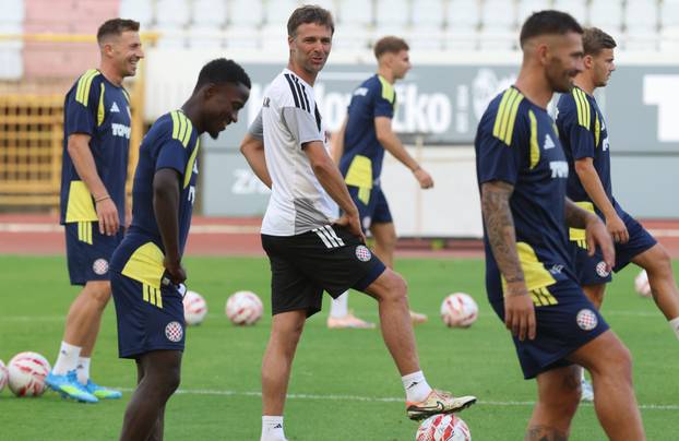 Split: Hajduk održao trening na Poljudu uoči sutrašnje utakmice