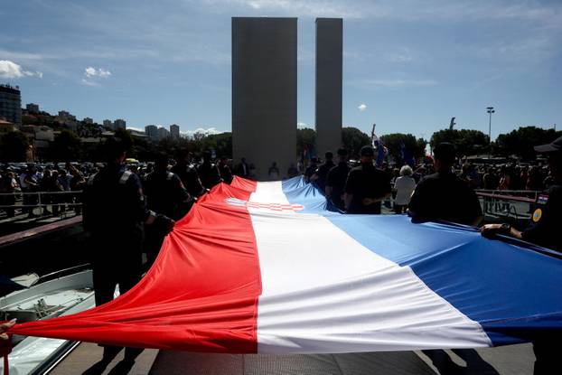 Rijeka: Mimohod povodom obljetnice Oluje te prigodno polaganje vijenaca za sve poginule