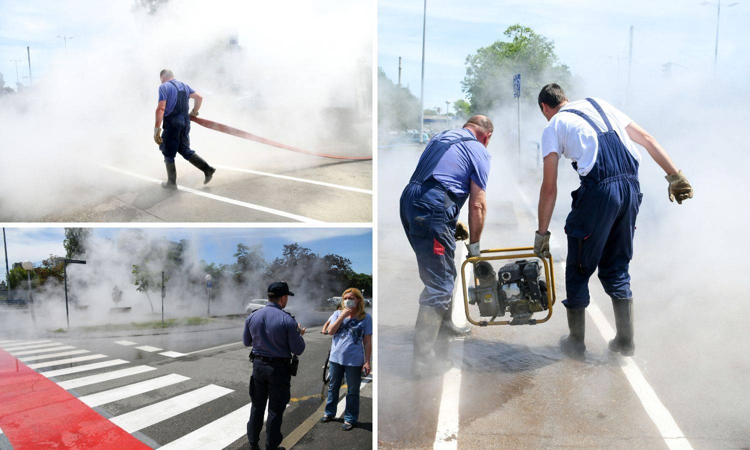 Video: Dio Novog Zagreba bez tople vode, pukao je vrelovod