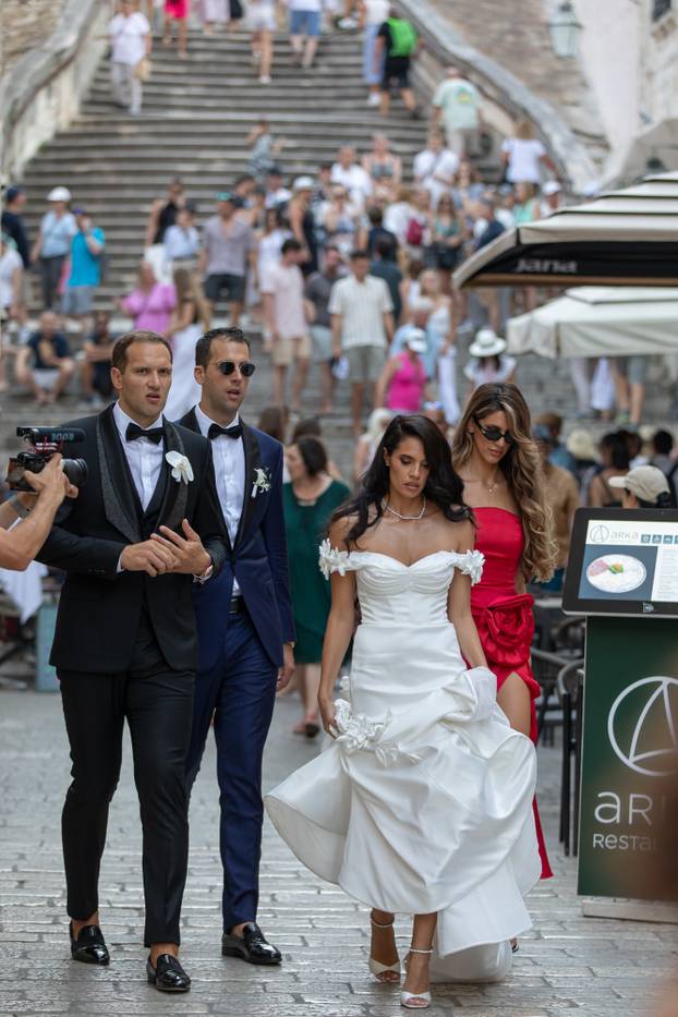 Zrinka Šahurić i Bojan Bogdanović vjenčali su se u Dubrovniku 
