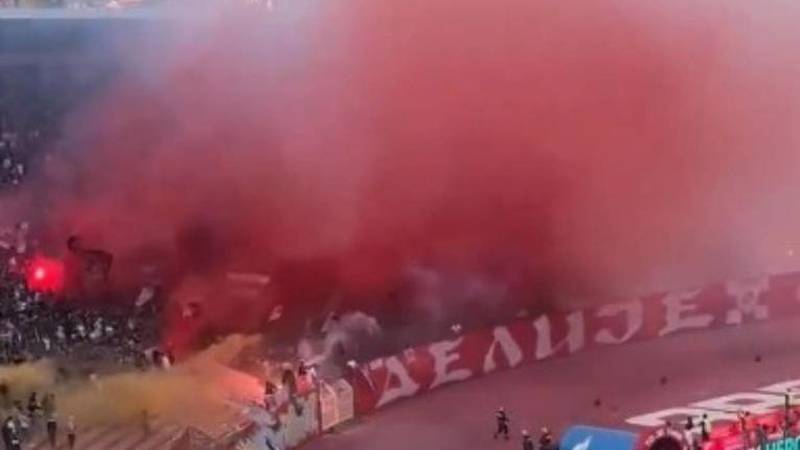 VIDEO Delije palile hrvatske zastave na derbiju s Partizanom