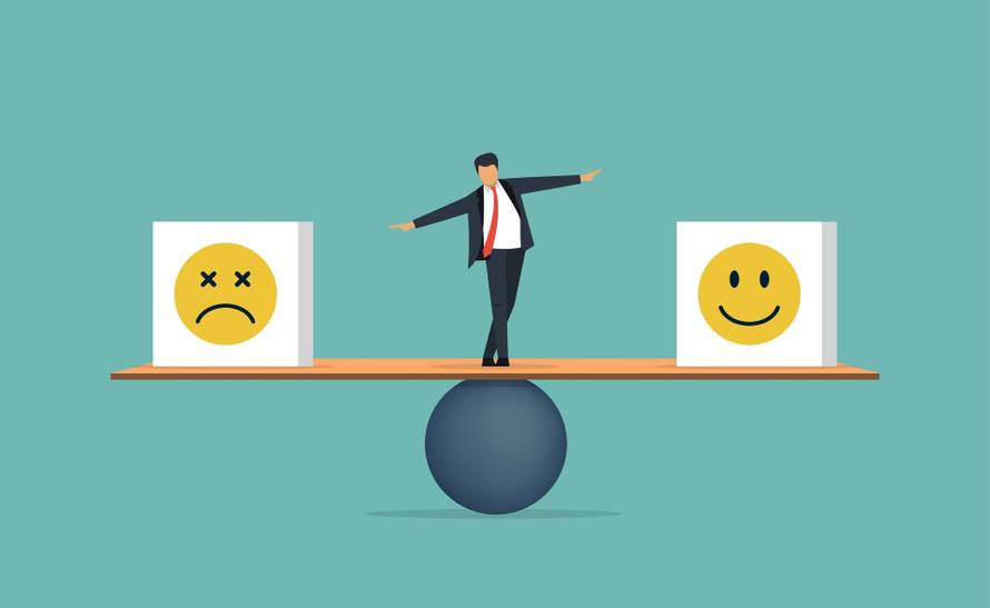 Businessman,Try,To,Balancing,His,Emotion,Concept,,Emotional,Intelligence,Balance,