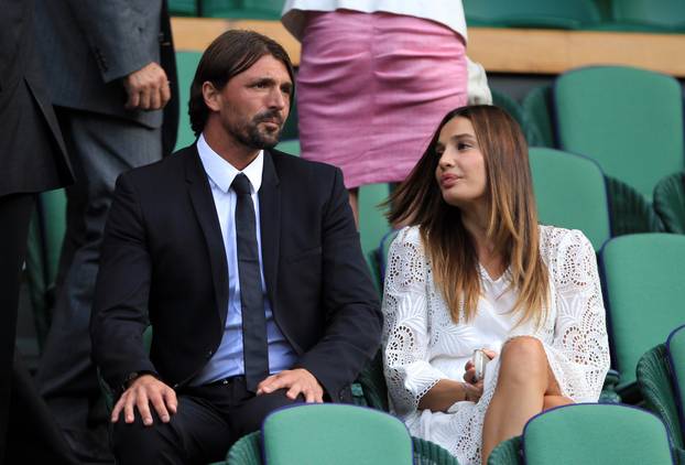 London: Goran Ivaniševi?  sa suprugom Tanjom na teniskom turniru Wimbledon