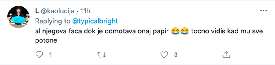 Razočarani Božidar zabavlja  na  internetu: 'Njegov izraz je sve'