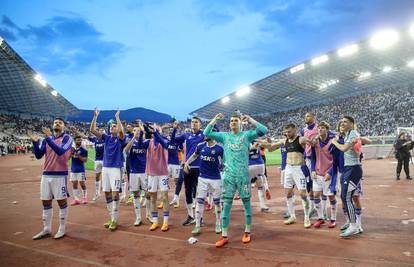 Dinamo u užarenoj atmosferi Poljuda obranio naslov prvaka!
