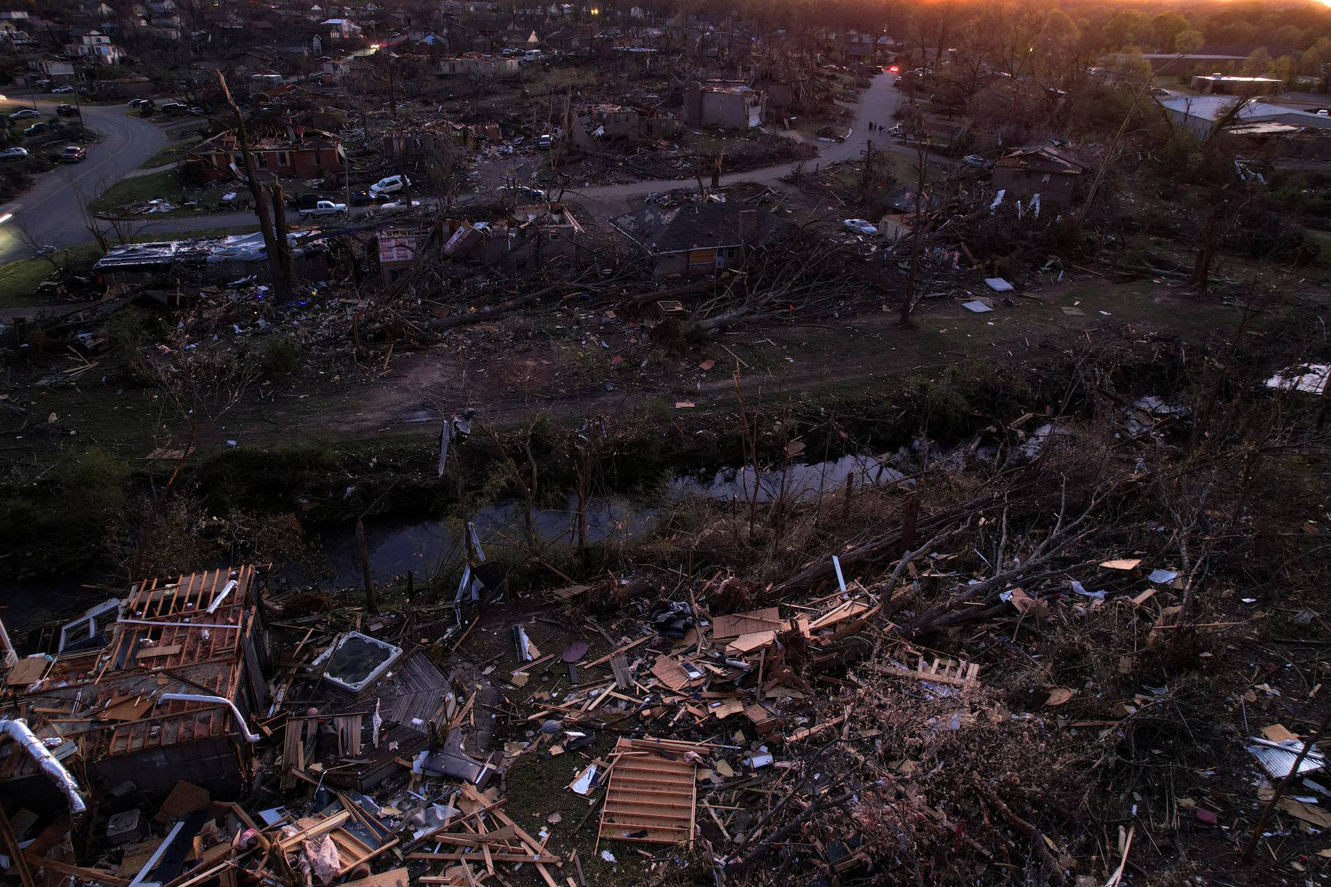 Monster storm system tore through the South and Midwest