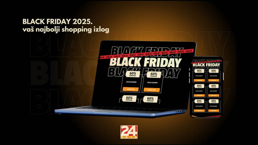 Ne propustite Black Friday 2025. – najbolji brendovi i popusti samo na 24sata