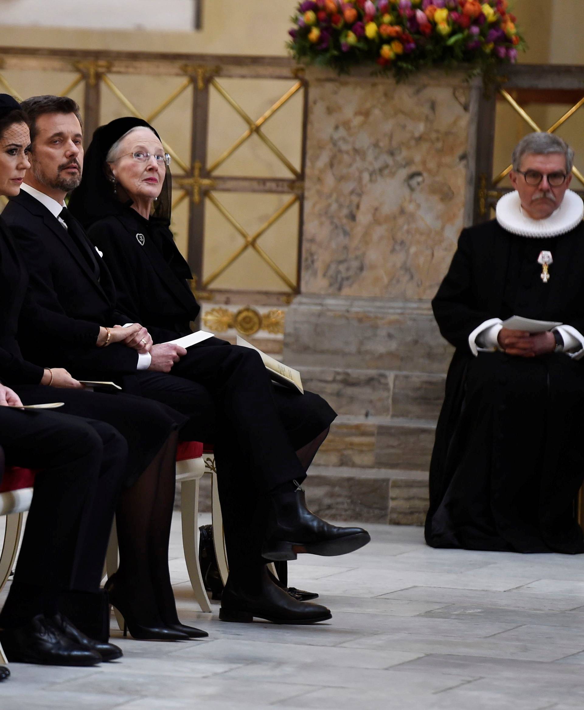 Prince Henrik's funeral in Copenhagen