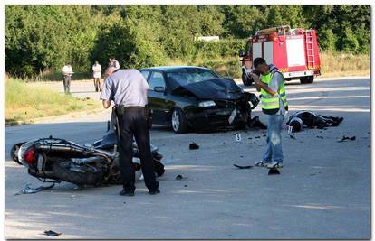 Istra: U sudaru poginuo talijanski motociklist