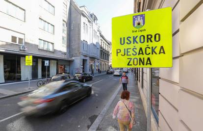 FOTO Postavili znakove za Zagrepčane: Od subote u centru grada nova pješačka zona