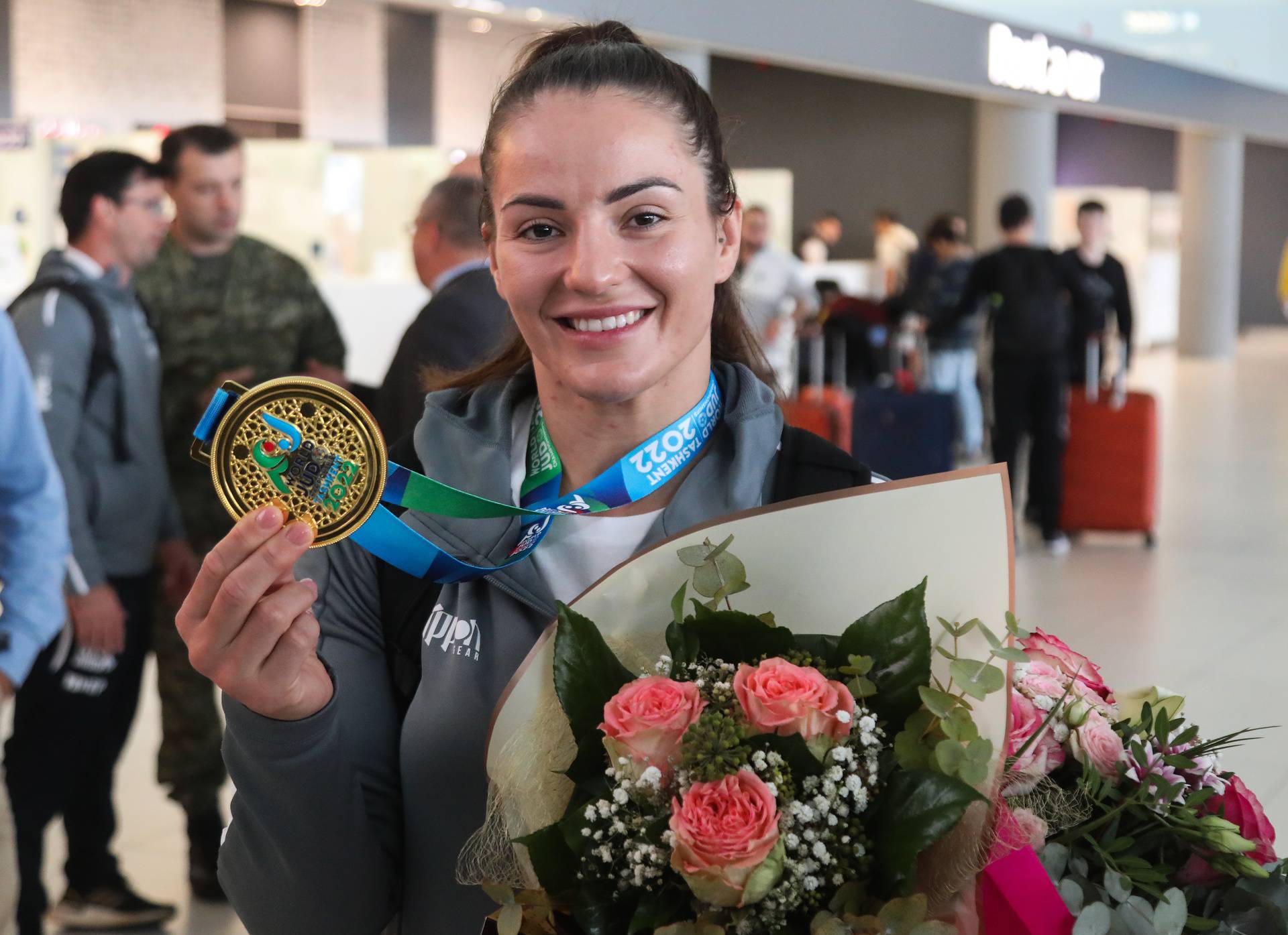 Zagreb: Povratak svjetske judo prvakinje Barbare Matić i doprvakinje Lare Cvjetko 