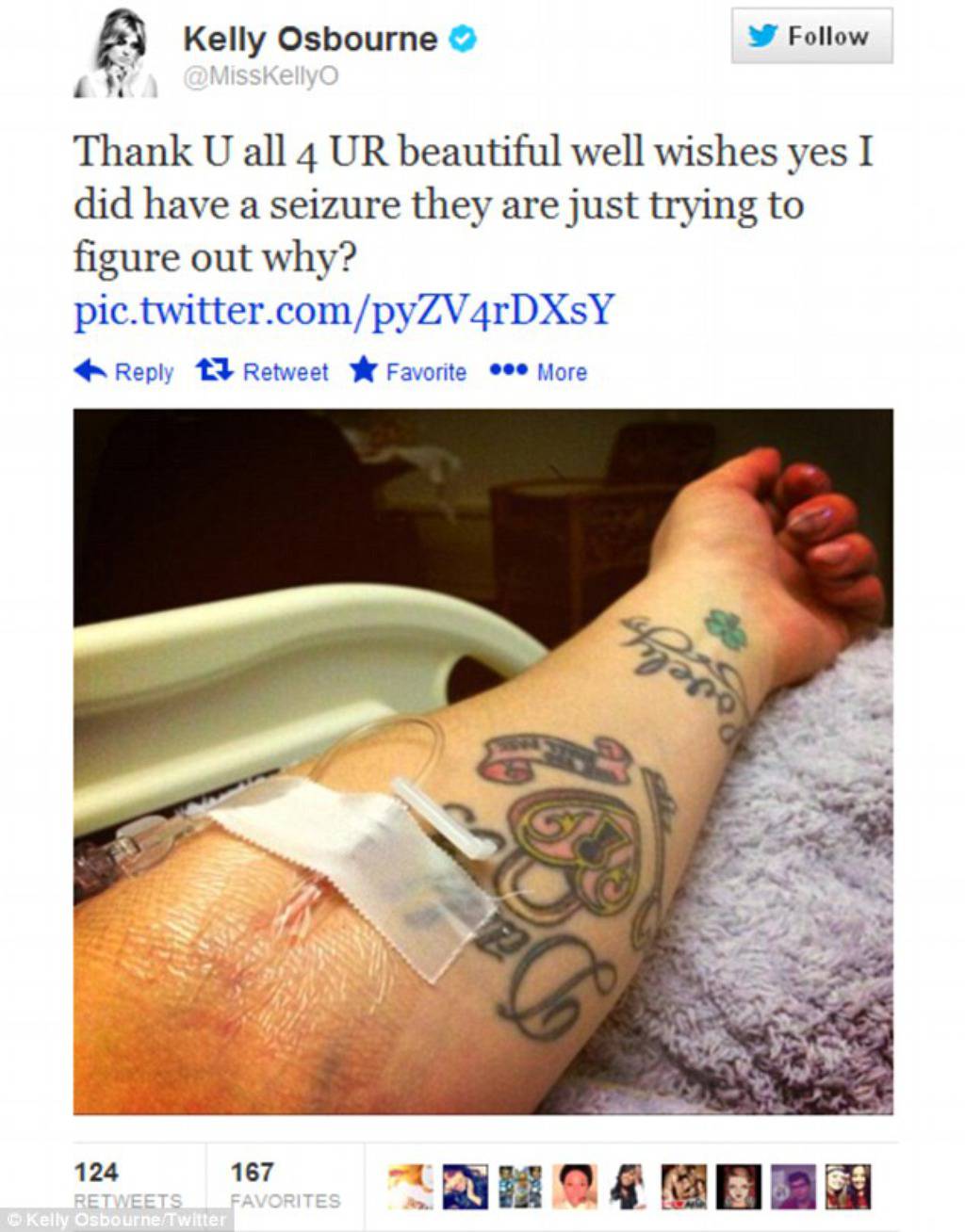 Ne zna se uzrok napada: Kelly Osbourne je napustila bolnicu