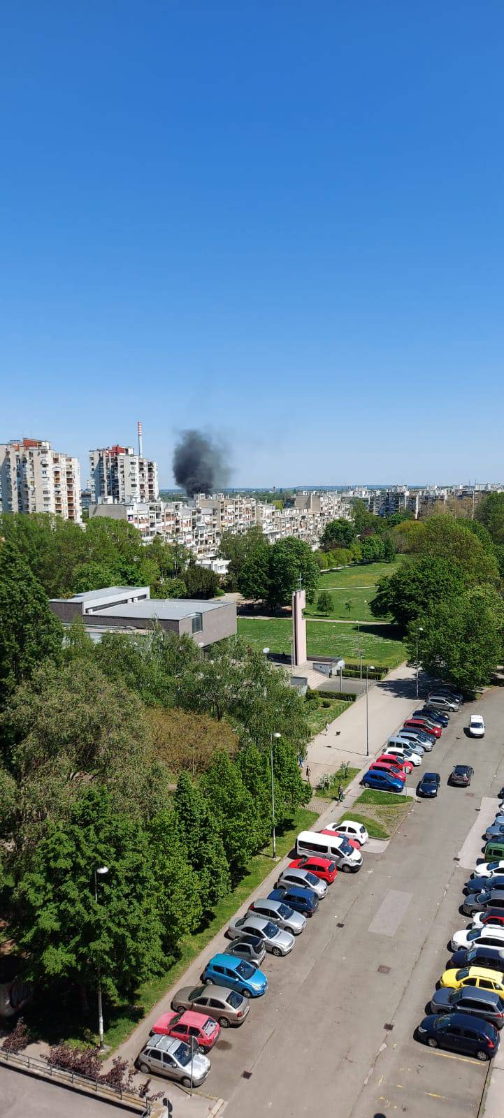 Izgorjelo smeće, plastika i papir, vatra je pod kontrolom. Kalinić: 'Kvaliteta zraka nije narušena'