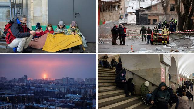 VIDEO Veliki ruski napad na Kijev: Ljudi bježe u podzemnu, ozlijeđeno je najmanje 18 ljudi!