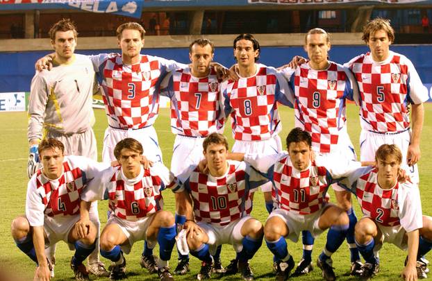 Zagreb: Kvalifikacijska utakmica za EURO 2004., Hvatska - Belgija, 29.03.2003.