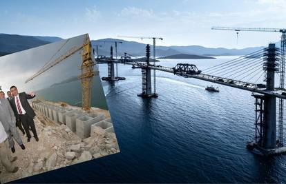 Sanader je radove na Pelješkom mostu otvorio 2005. Kinezi će  ga u srijedu konačno spojiti
