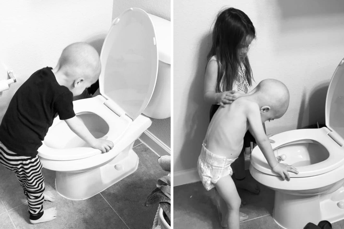 Viralna slika koja slama srca: Braco (4) boluje od leukemije