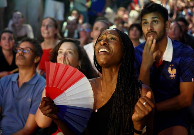 FIFA World Cup 2026 - Semi Final - France v Spain - Fans gather in Paris