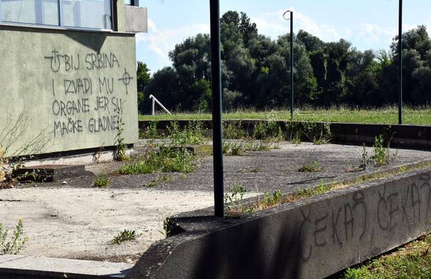 Slavonski Brod: Na frekventnoj lokaciji uz savsko šetalište osvanuo grafit neprimjerenog sadržaja