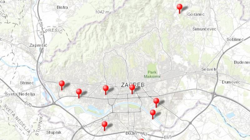 Neurje pustošilo po Zagrebu, gasilci imeli polne roke dela