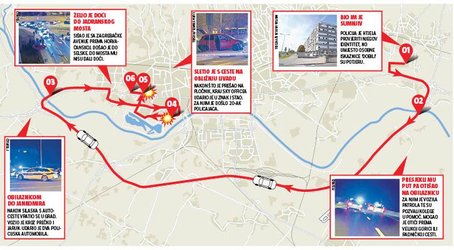 Mad Max iz Sesveta kojeg je lovilo 12 policijskih auta: Jurio po Zagrebu zbog 260 € kazne