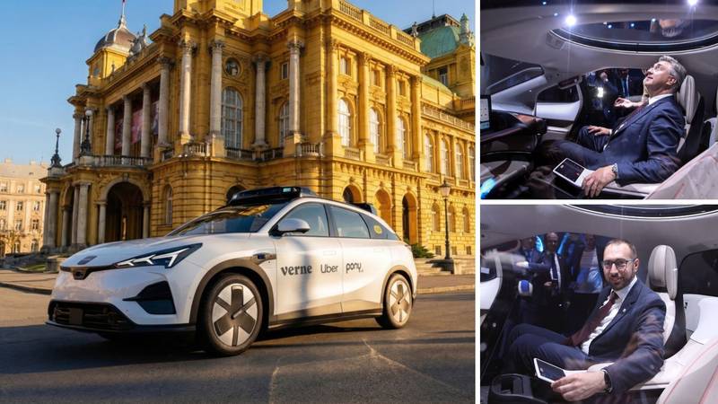 Robotaksiji stižu u Zagreb, ali ne oni iz EU projekta u kojima su se fotkali Plenki i Tomašević