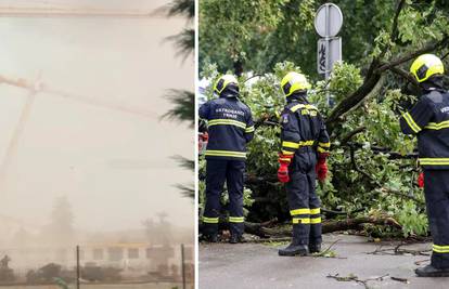 Oluja smrti: U Zagrebu je dvoje mrtvih, u Slavoniji jedan. U tri bolnice je 50 ozlijeđenih ljudi!