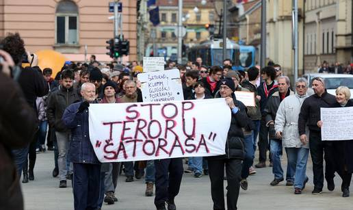 Occupy Croatia: Država šator mjesečno plaća 15 tisuća kuna