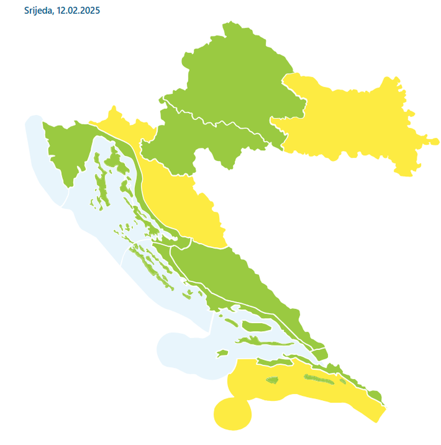 Toplo se obucite! Temperature će pasti ispod nule, a u nekim dijelovima zemlje bit će snijega