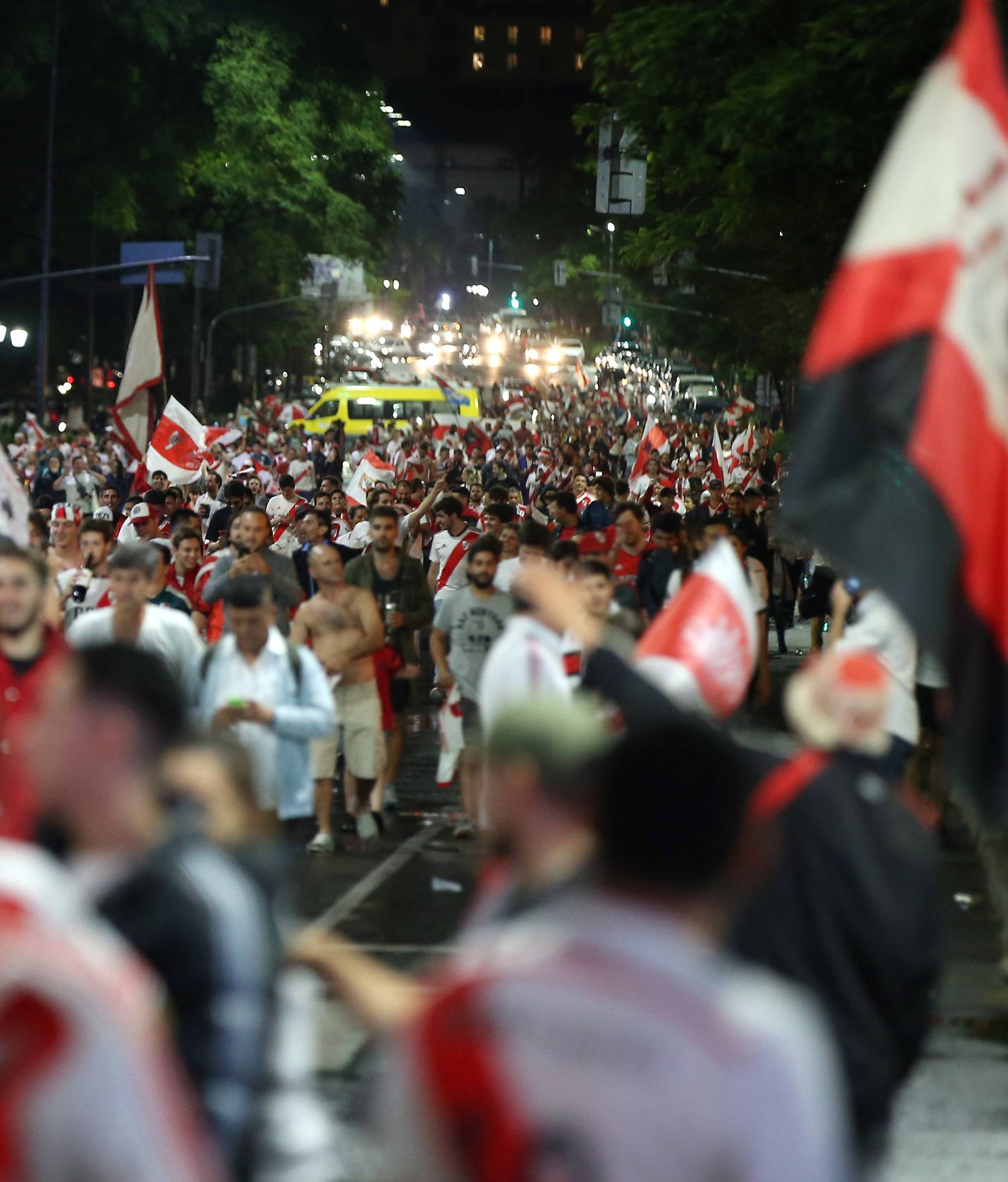 Copa Libertadores Final - River Plate fans celebrate the Copa Libertadores title