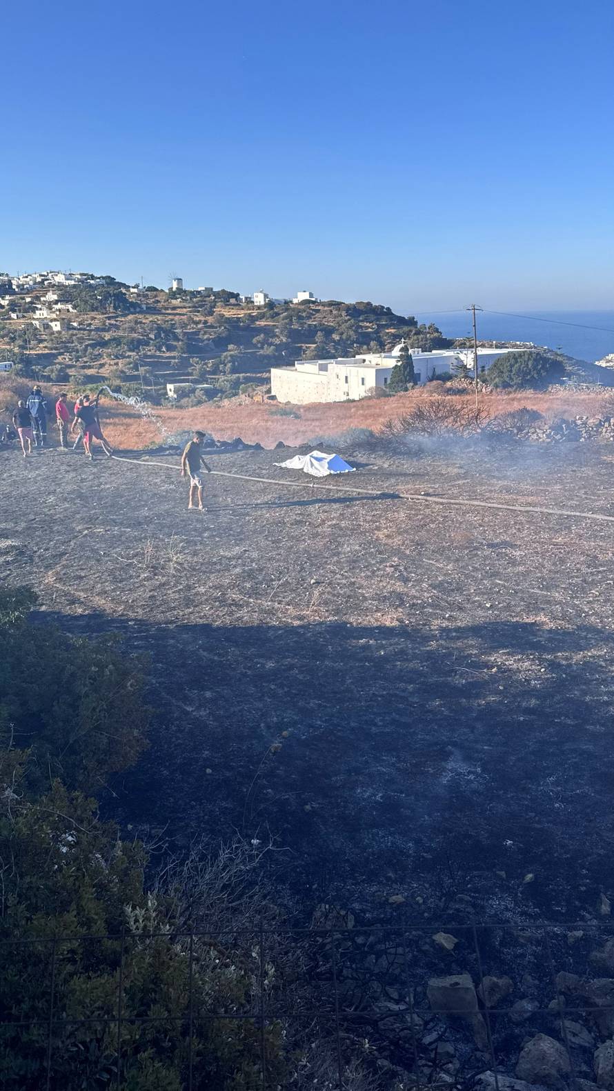 Helicopter crash on Greek island of Sifnos