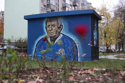 Zagreb: Navijači Dinama na Knežiji izradili mural u čast Ševi iz Noćne More
