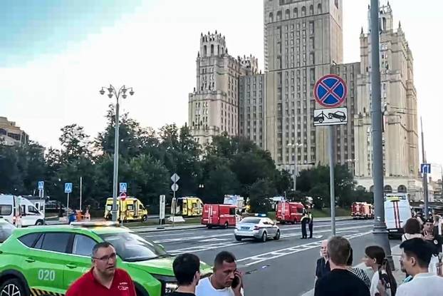 Explosion in central Moscow