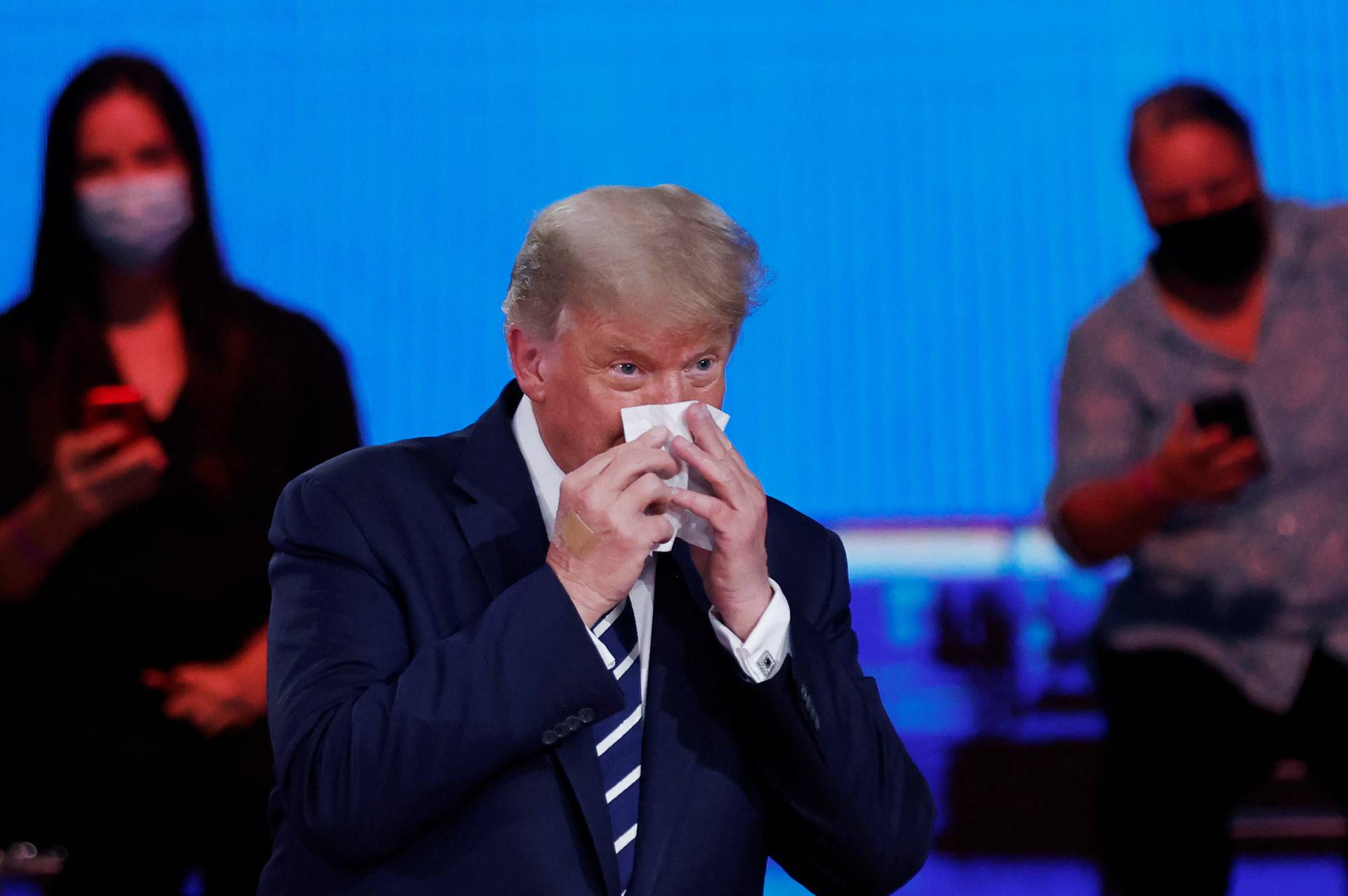 U.S. President Donald Trump takes part in a live one-hour NBC News town hall forum, in Miami