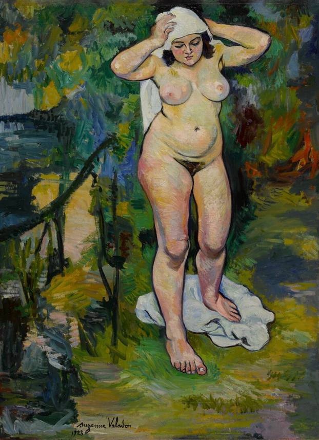 Ulje na platnu, Akt u pejzažu, Suzanne Valadon, 1923. godine