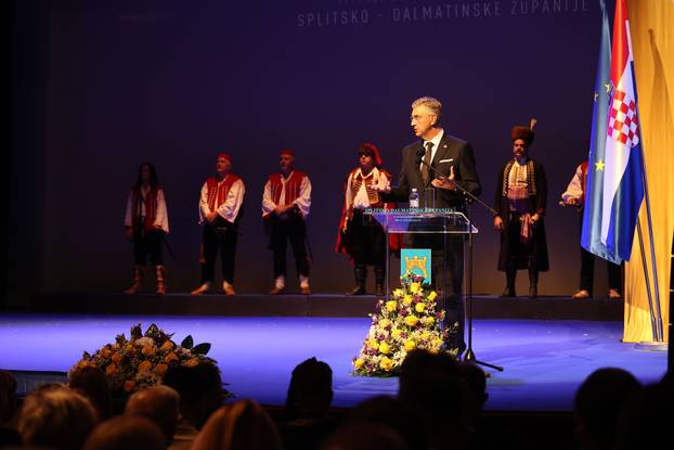 Split: Svečana sjednica Splitsko-dalmatinske županije povodom Dana županije
