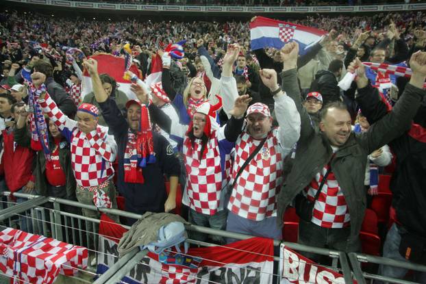 ARHIVA - 21.11.2007. Hrvatska nogometna reprezentacija na Wembleyju pobijedila Englesku 3-2